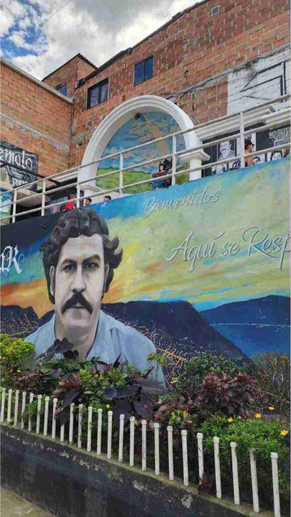 Mural de Pablo Escobar